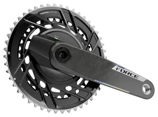 Sram Force Power E1 DUB crankset 48-35 Teeth 2x12V Black (Without Case)
