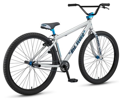 SE Bikes Big Flyer 29'' Wheelie Bike Iced Out Silver