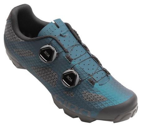 Giro Sector Blue Harbor Eloxierte MTB-Schuhe