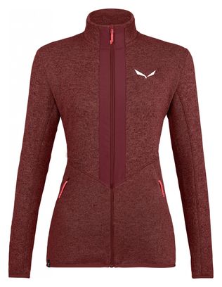 Donna Salewa Rocca 2 Polarlite Fleece Rosso