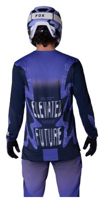 Maillot Manches Longues Fox Flexair Diffuse Special Edition Bleu Homme