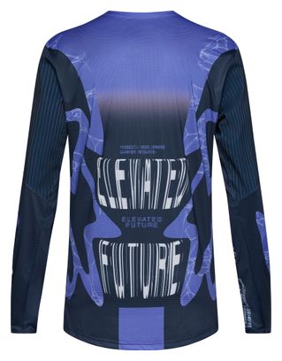 Maillot Manches Longues Fox Flexair Diffuse Special Edition Bleu Homme