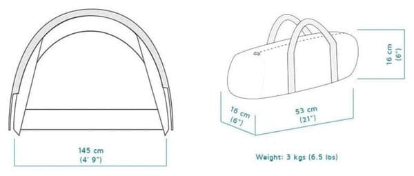 Crua Duo Maxx Combo-tente légère - 3 personnes + Cocon Culla Maxx