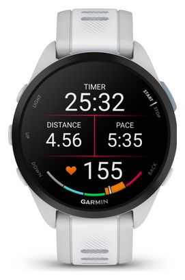 Montre de Sport Garmin Forerunner 165 Gris Mist Blanc Whitestone