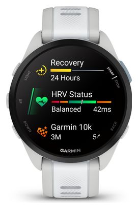 Montre de Sport Garmin Forerunner 165 Gris Mist Blanc Whitestone