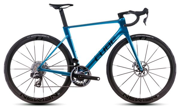 Cube Litening Air C:68X SLX Bicicleta de carretera Sram Red eTap AXS 12S 700 mm Cromo Azul 2025