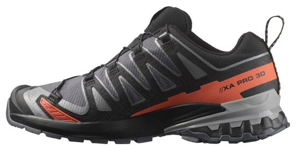 Chaussures Trail Salomon XA Pro 3D v9 GTX Gris/Rouge Homme