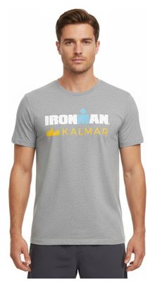 Ironman Kalmar Heren Grijs Korte Mouw T-Shirt