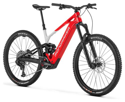 VTT Électrique Tout-Suspendu Mondraker Crafty R Sram 12V 800 Wh Bosch 120 Nm 29'' Rouge/Blanc 2026
