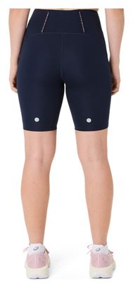 Cuissard Taille Haute Asics Road 8in Bleu Femme