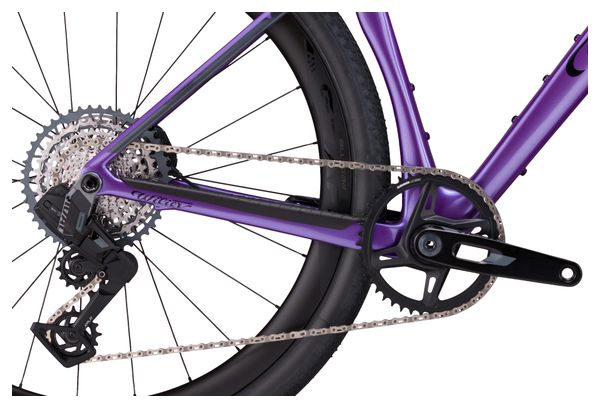 Vélo de Gravel Wilier Triestina Rave SLR ID2 Sram Rival XPLR AXS 13V 700 mm Violet Neon 2026