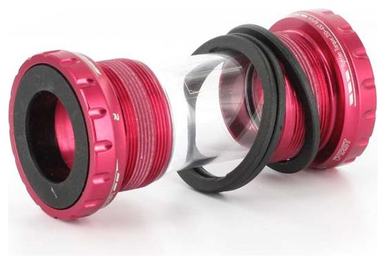 First Movimento centrale per SHIMANO FSA Race Face Cuscinetti esterni Rosso 68mm/73mm