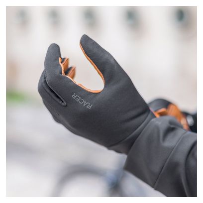 Guantes de invierno Racer Bucket Negro / Rojo