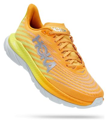 Chaussures Running Hoka Mach 5 Orange Jaune