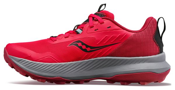 Chaussures de Trail Femme Saucony Blaze TR Rose Gris