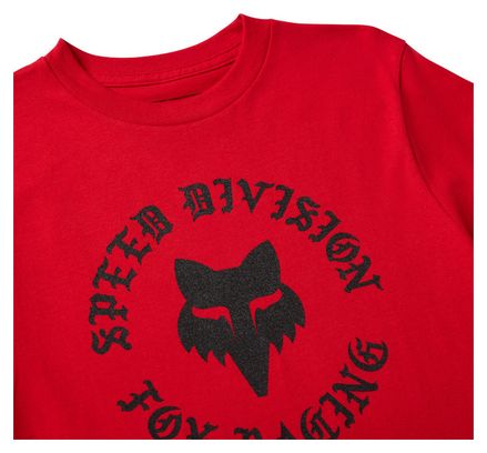Maglietta Fox con distintivo rosso per bambini