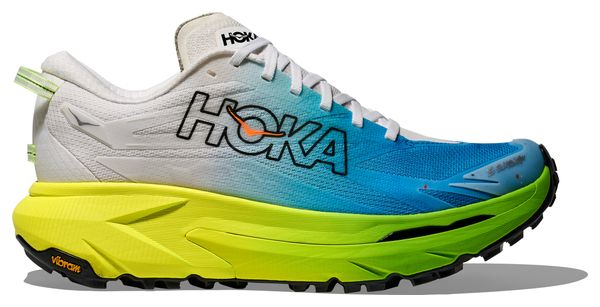 Hoka Mafate 5 Men's Trail Running Shoes - Blue/Green/Yellow