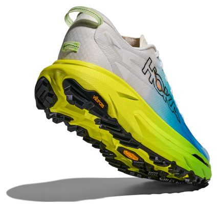 Hoka Mafate 5 Men's Trail Running Shoes - Blue/Green/Yellow