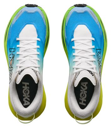 Hoka Mafate 5 Men's Trail Running Shoes - Blue/Green/Yellow
