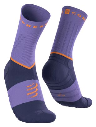 Compressport Ultra Trail V2.0 Socks, Purple/Blue