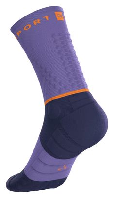 Compressport Ultra Trail V2.0 Socks, Purple/Blue
