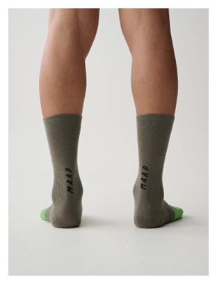 Calcetines Maap Division Drop Gris Merino