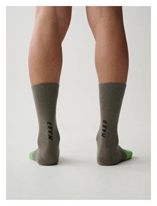 Merino Maap Division Drop Socken Grau