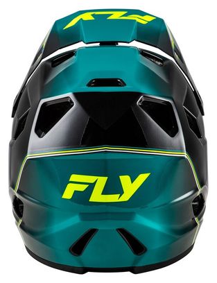 Fly Racing Rayce Repeat Full-Face Helmet, Black/Turquoise