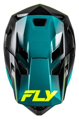Fly Racing Rayce Repeat Full-Face Helmet, Black/Turquoise