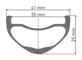 Roue Avant DT Swiss EXC 1200 Spline 27.5'' 35mm | Boost 15x110mm | Centerlock