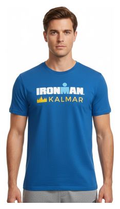 Heren Royal Blue Ironman Kalmar Korte Mouw T-Shirt