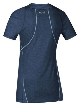 T-Shirt Running Gore Wear R3 Bleu Femme