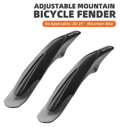 mudguard rear adjustable for bikes 26, 27.5, 29