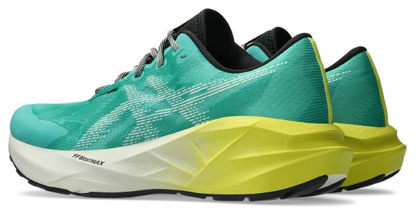 Chaussures Running Asics Novablast 5 TR Vert/Jaune Homme