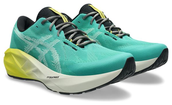 Chaussures Running Asics Novablast 5 TR Vert/Jaune Homme