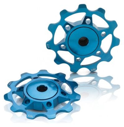 XLC PU-A02 pulleys from 8 to 11V Blue
