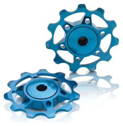 XLC PU-A02 pulleys from 8 to 11V Blue