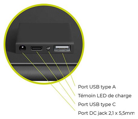 Chargeur Solaire Portable Powertec PT Flap 21W Triple Sortie