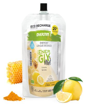 Eco Recharge Gel Overstims Energix Honey BIO Lemon Curcuma 250g