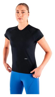 Maillot manches courtes Femme Running Circle Get Ready Noir