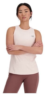 Camiseta de Tirantes New Balance Q Speed Jacquard Rosa para Mujer