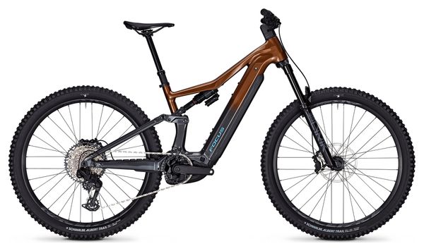 Mountain bike elettrica full-suspension Focus JAM² 6.8 12 V 800 Wh Bosch 120 Nm 29'' Marrone/Grigio