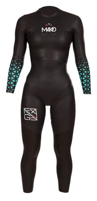 Muta in neoprene Mako Next Gen nera/blu da donna