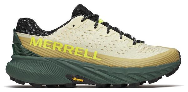 Chaussures de Trail Merrell Agility Peak 5 Beige/Vert Homme