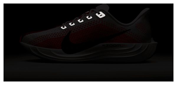Nike Pegasus Plus hardloopschoenen wit/rood voor heren