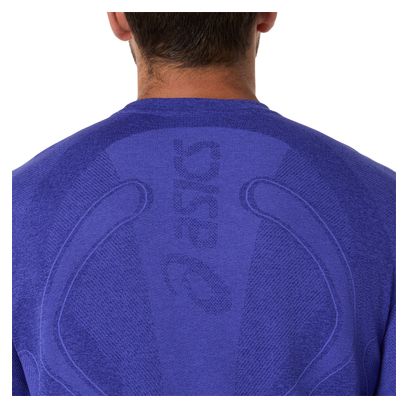 Maglia a maniche lunghe Asics Road Seamless viola da uomo