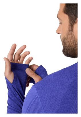 Maglia a maniche lunghe Asics Road Seamless viola da uomo