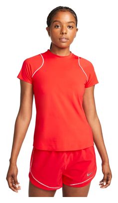 Maglia a maniche corte Nike Dri-Fit Run Division Red Donna
