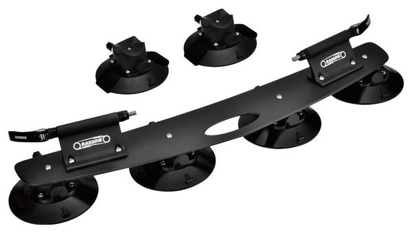 Rassine B6 '' Fortress '' Dachträger mit Saugnäpfen Schwarz