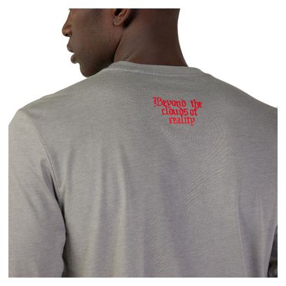 Fox Atlas Premium lichtgrijs T-shirt met lange mouwen